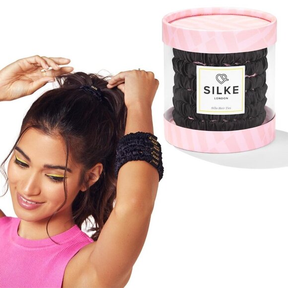 Silk Hair Ties 6 Pack Luxurious Ponytail Scrunchies All Hair Styles main image 7